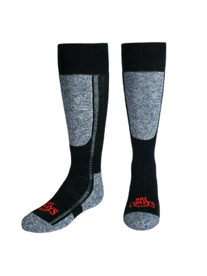 Youth Classic Mid Volume Sock - Black/Heather