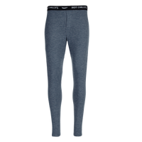 Hot Chillys men's thermal base layer pants in gray with branded waistband for cold weather