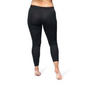 Hot Chillys women's thermal leggings in black, perfect for warmth and comfort in cold weather