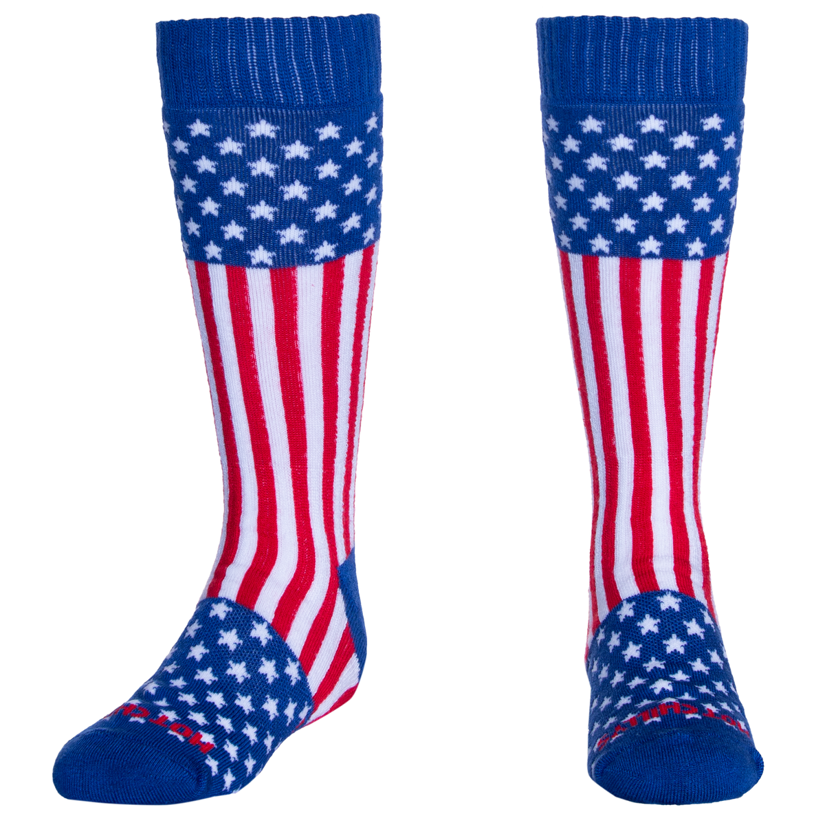 Stars And Stripes Knee High Socks For Women – American Flag Patriotic Crew Socks