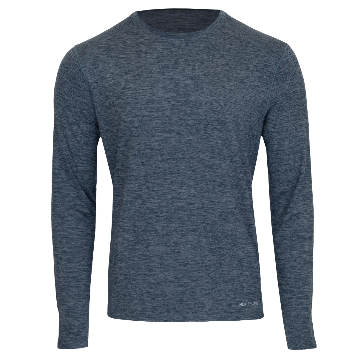 Men's Thermal Crewneck Shirt Clima-Tek Nightfall Heather | Hot Chillys