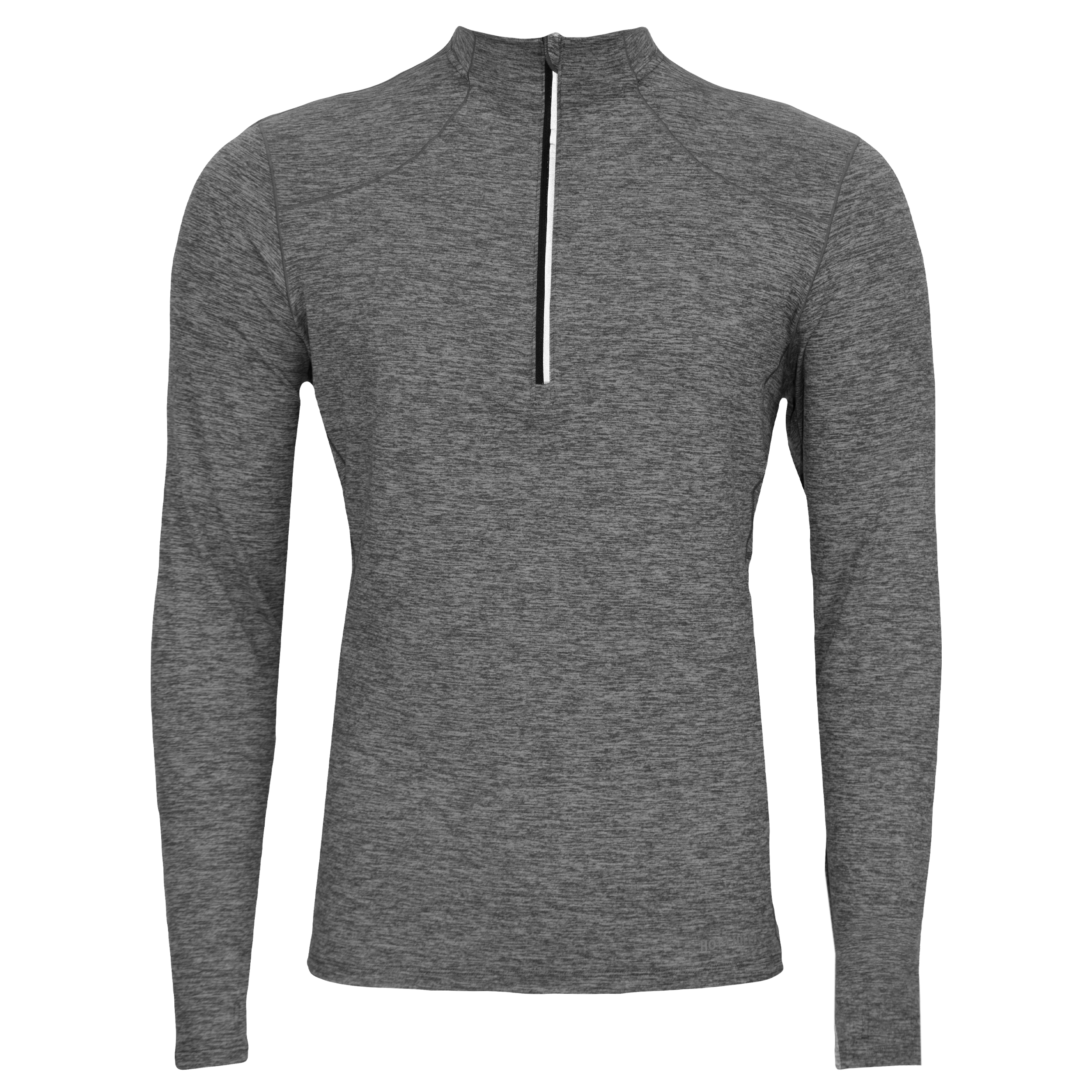 Men's Thermal Base Layer Shirt Clima-Tek Zip-T Grey | Hot
