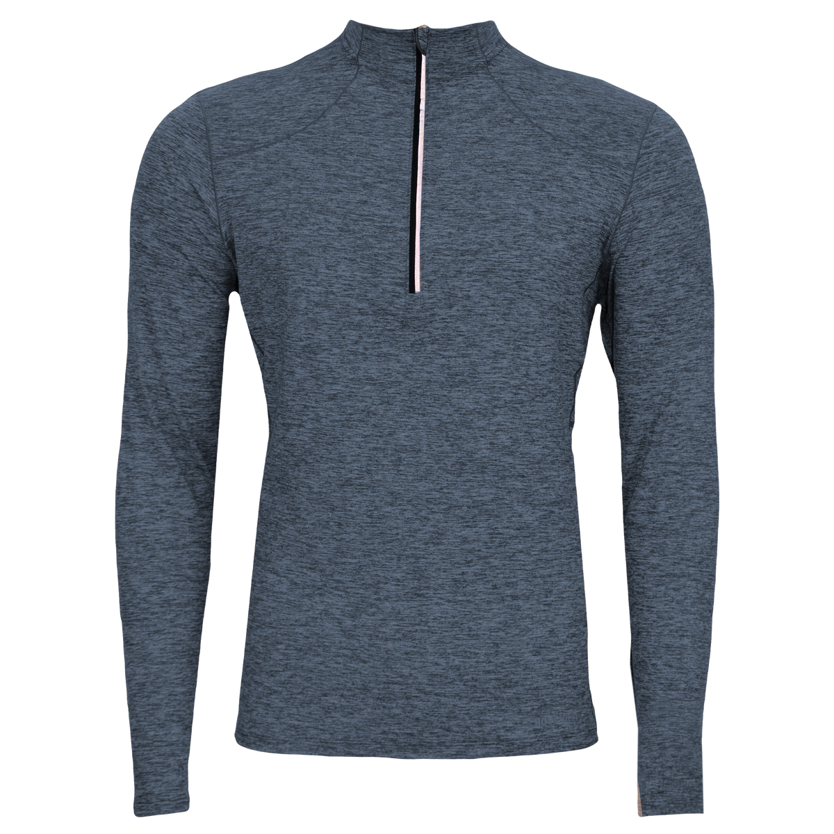 Men's Thermal Zip Shirt Clima-Tek Zip-T Nightfall Heather | Hot