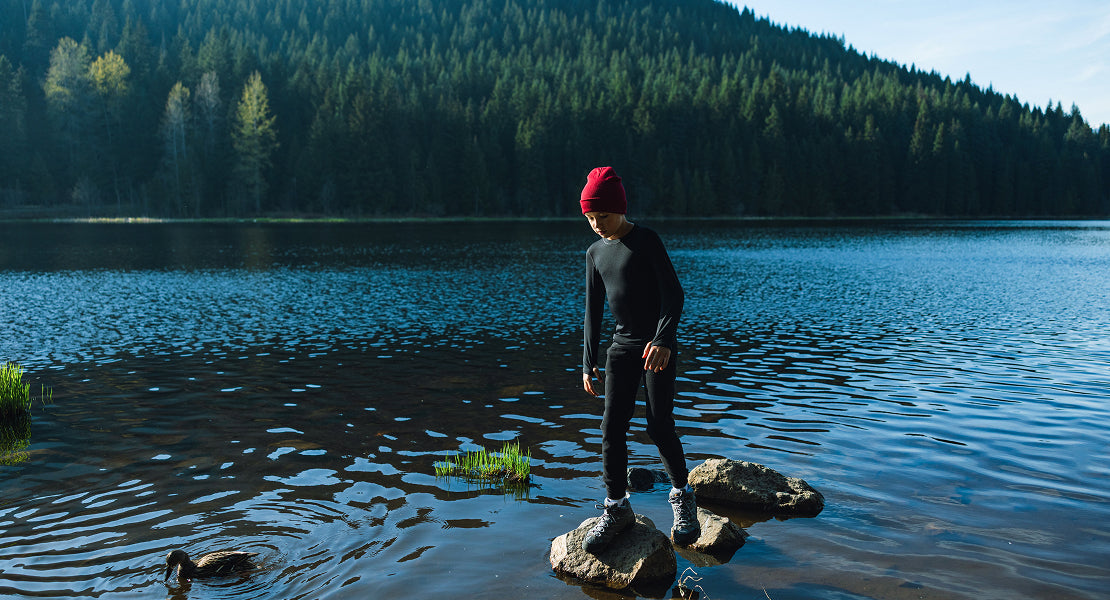 Women's Clima-Tek Black Moisture Wicking Thermal Tee | Hot Chillys