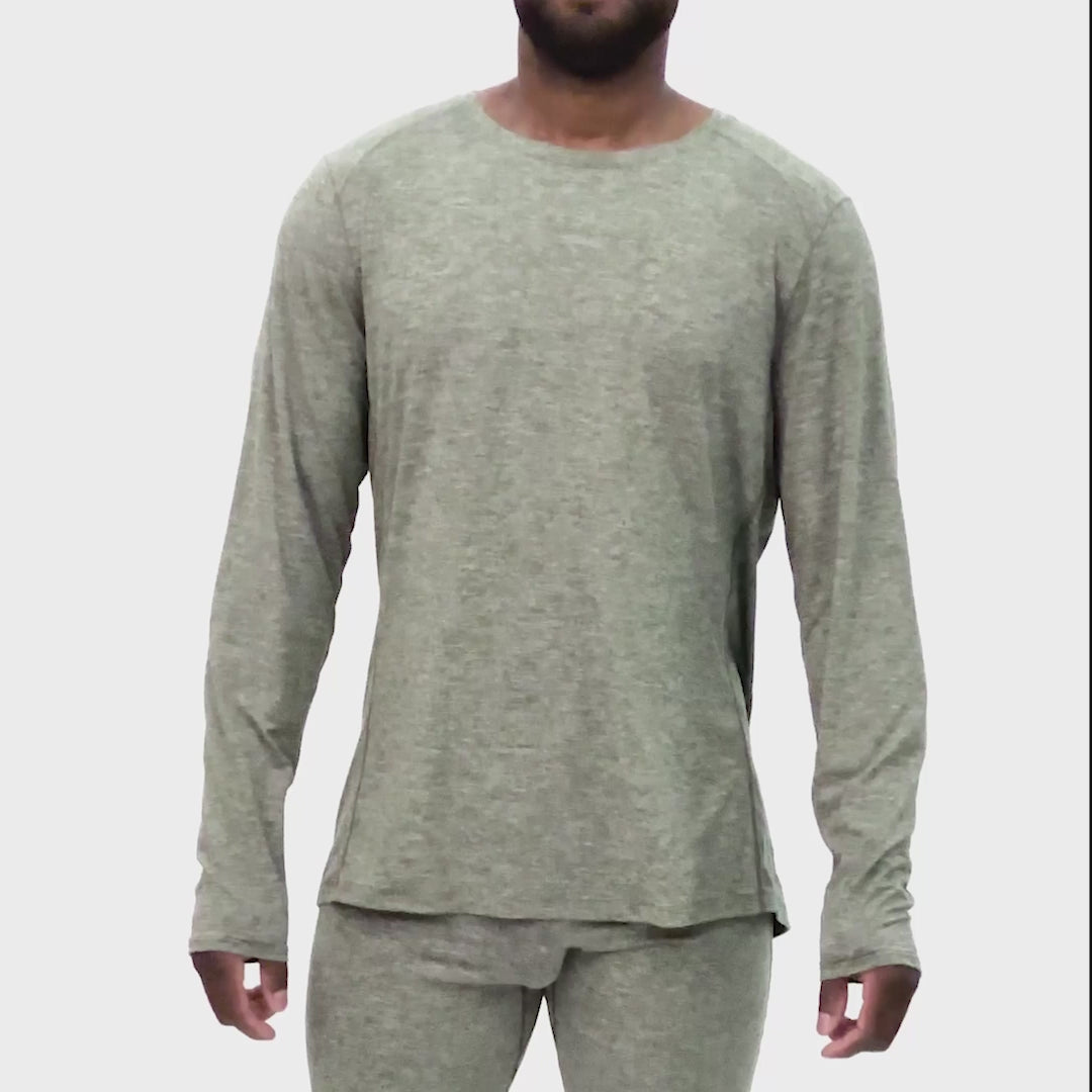 SANTAKU サンタク　thermal sweat long tshirt SANTAKU サンタク thermal sweat long tshirt メンズ