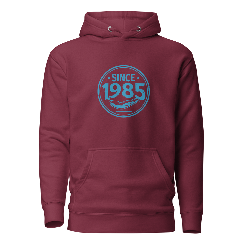 Fleece 1985 logo sweatshirt hot sale