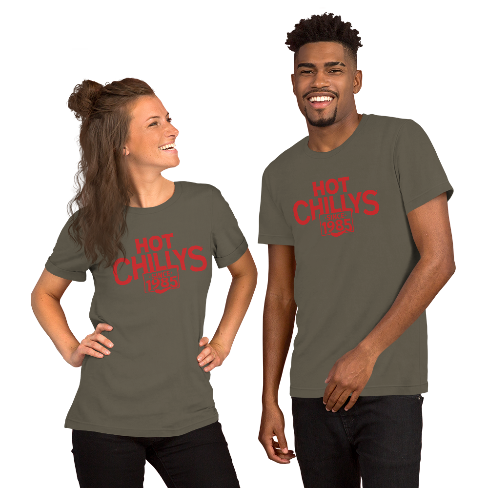 
                  
                    Hot Chillys Text Logo Tee#color_army
                  
                
