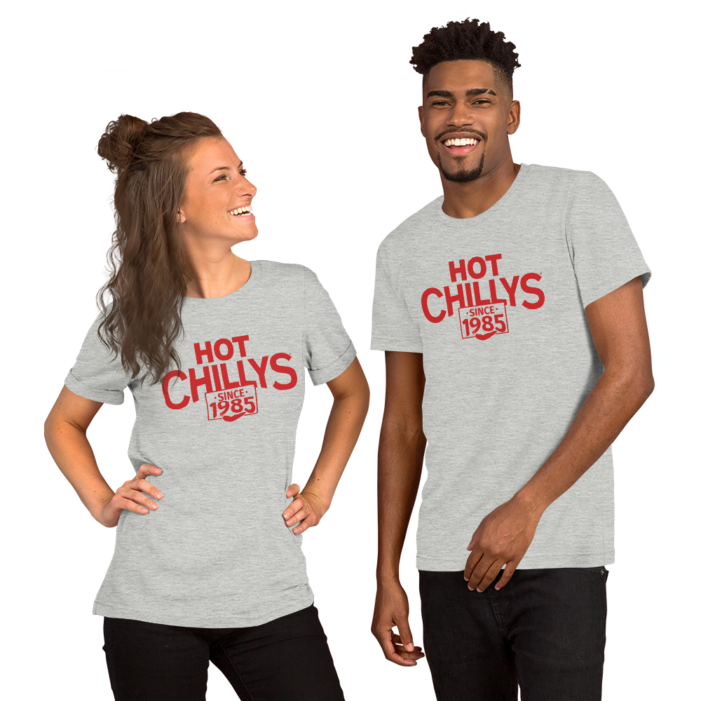 
                  
                    Hot Chillys Text Logo Tee#color_athletic-heather
                  
                