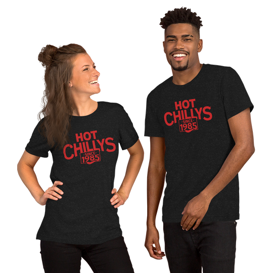 Hot Chillys Text Logo Tee#color_black-heather-tee