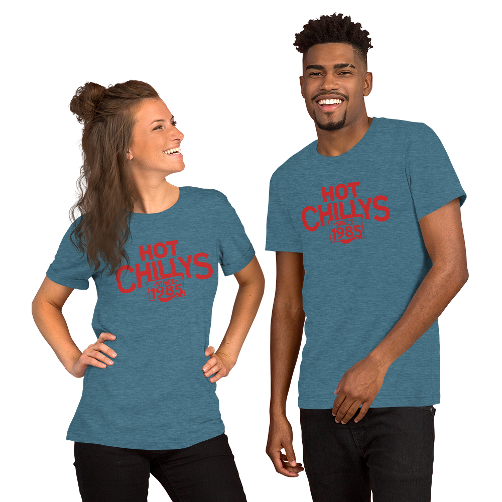 Hot Chillys Text Logo Tee#color_heather-deep-teal