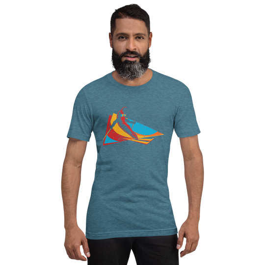 Hot Chillys Chilly Dude Unisex Tee#color_heather-deep-teal