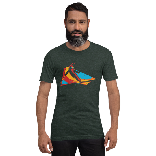 Hot Chillys Chilly Dude Unisex Tee#color_heather-forest