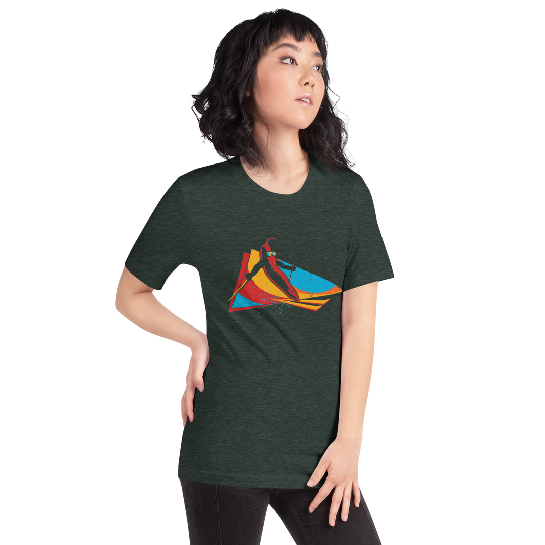 Hot Chillys Chilly Dude Unisex Tee#color_heather-forest