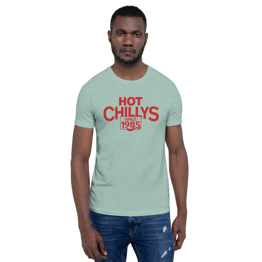 
                  
                    Hot Chillys Text Logo Tee#color_heather-prism-dusty-blue
                  
                