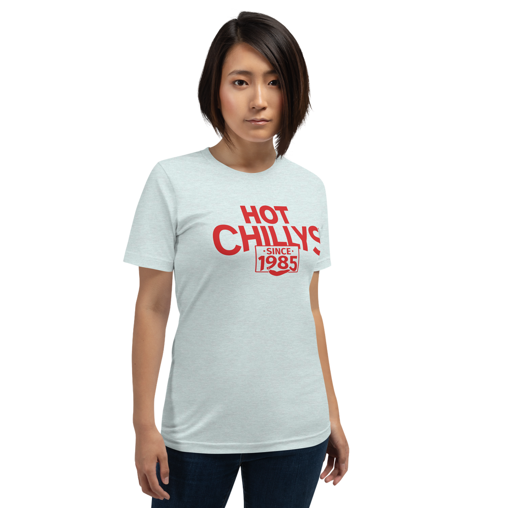 
                  
                    Hot Chillys Text Logo Tee#color_heather-prism-ice-blue
                  
                