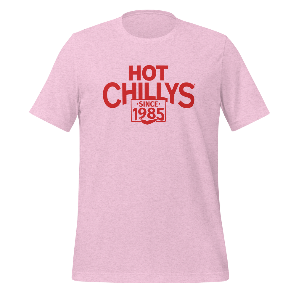
                  
                    Hot Chillys Text Logo Tee#color_heather-prism-lilac
                  
                