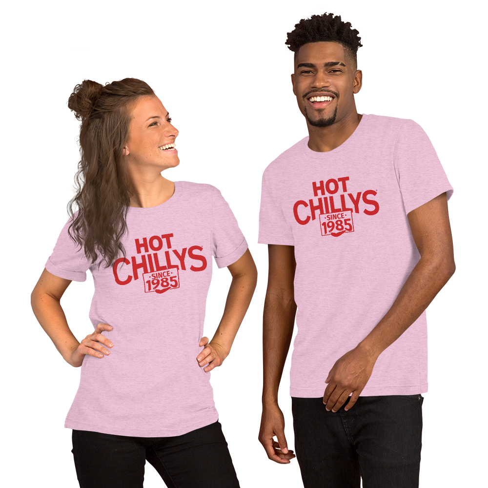 
                  
                    Hot Chillys Text Logo Tee#color_heather-prism-lilac
                  
                