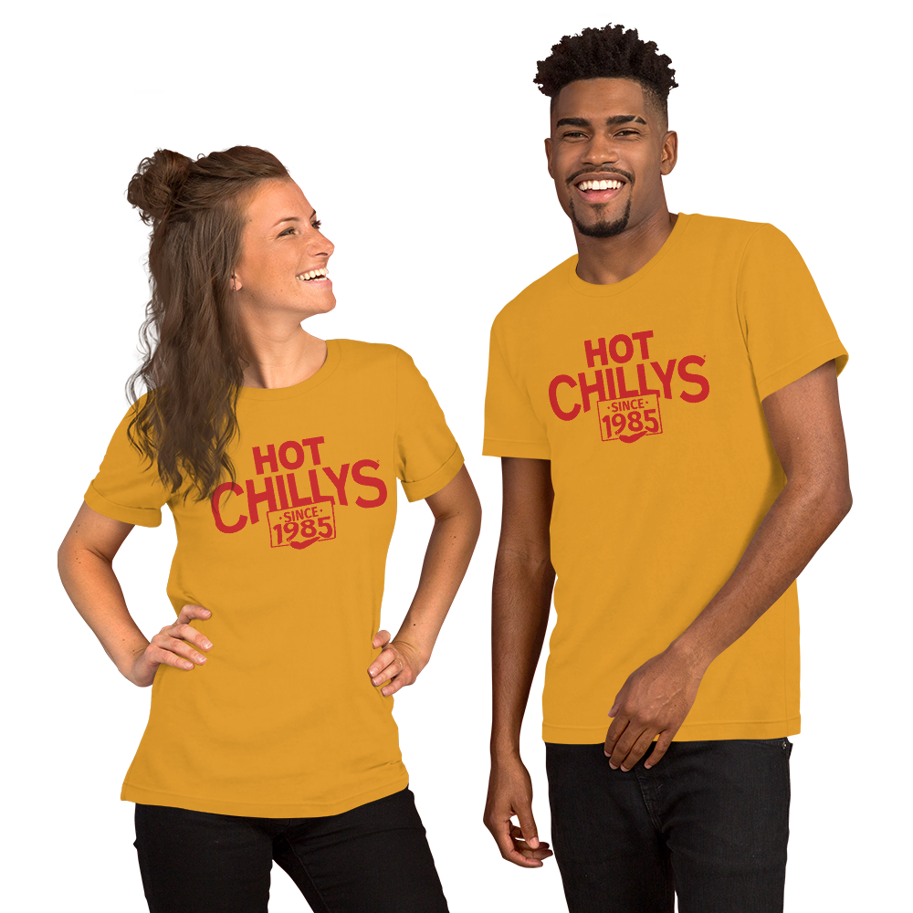 
                  
                    Hot Chillys Text Logo Tee#color_mustard
                  
                