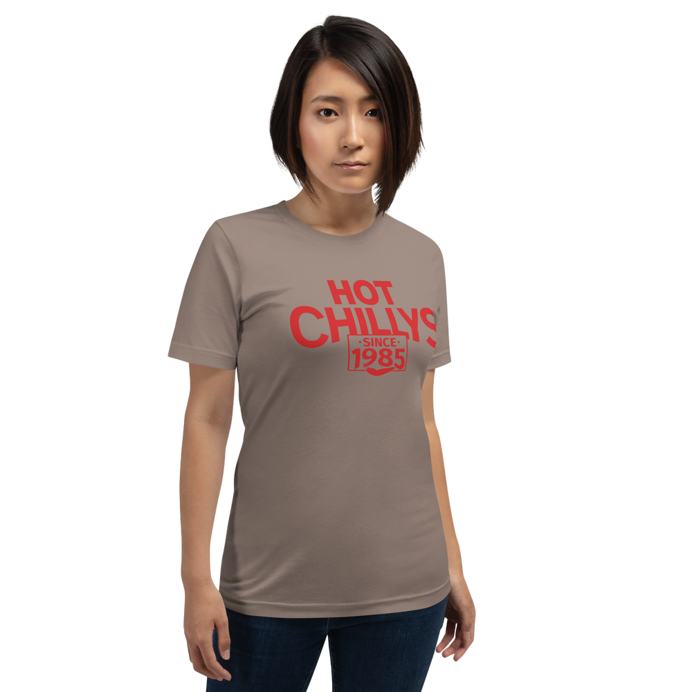 
                  
                    Hot Chillys Text Logo Tee#color_pebble
                  
                