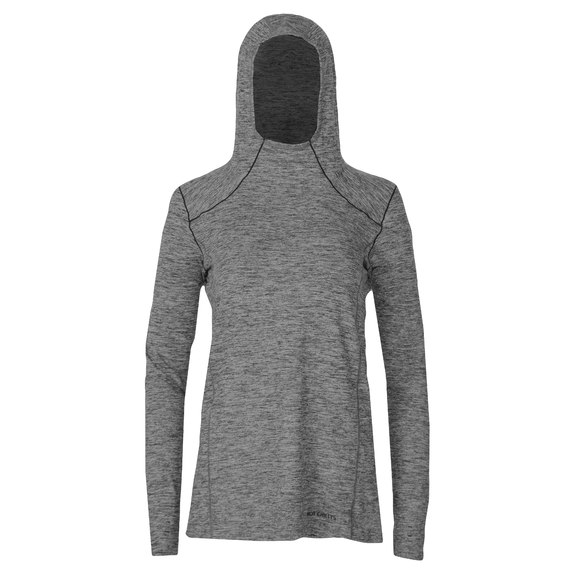 Women's Thermal Hoodie Grey Heather Clima-Tek | Hot Chillys