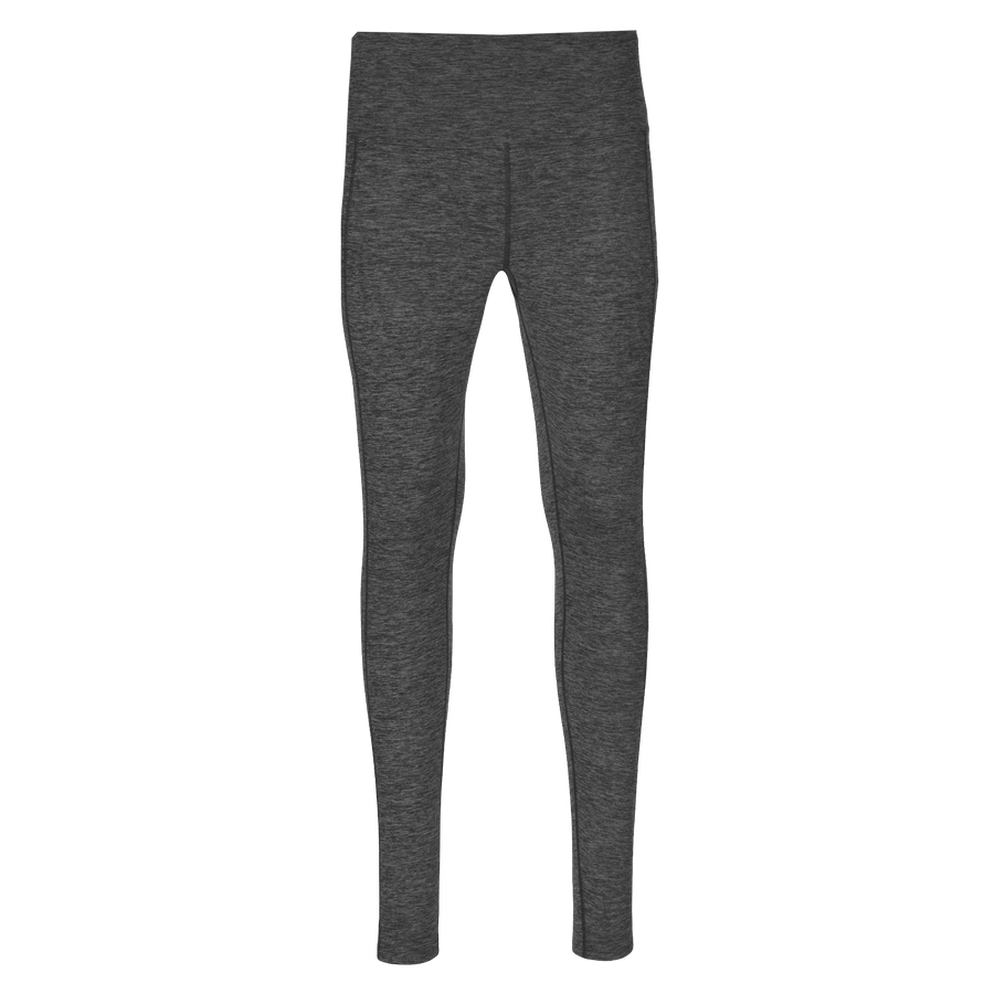 Hot Chillys women's thermal leggings in dark gray for cold weather warmth and comfort