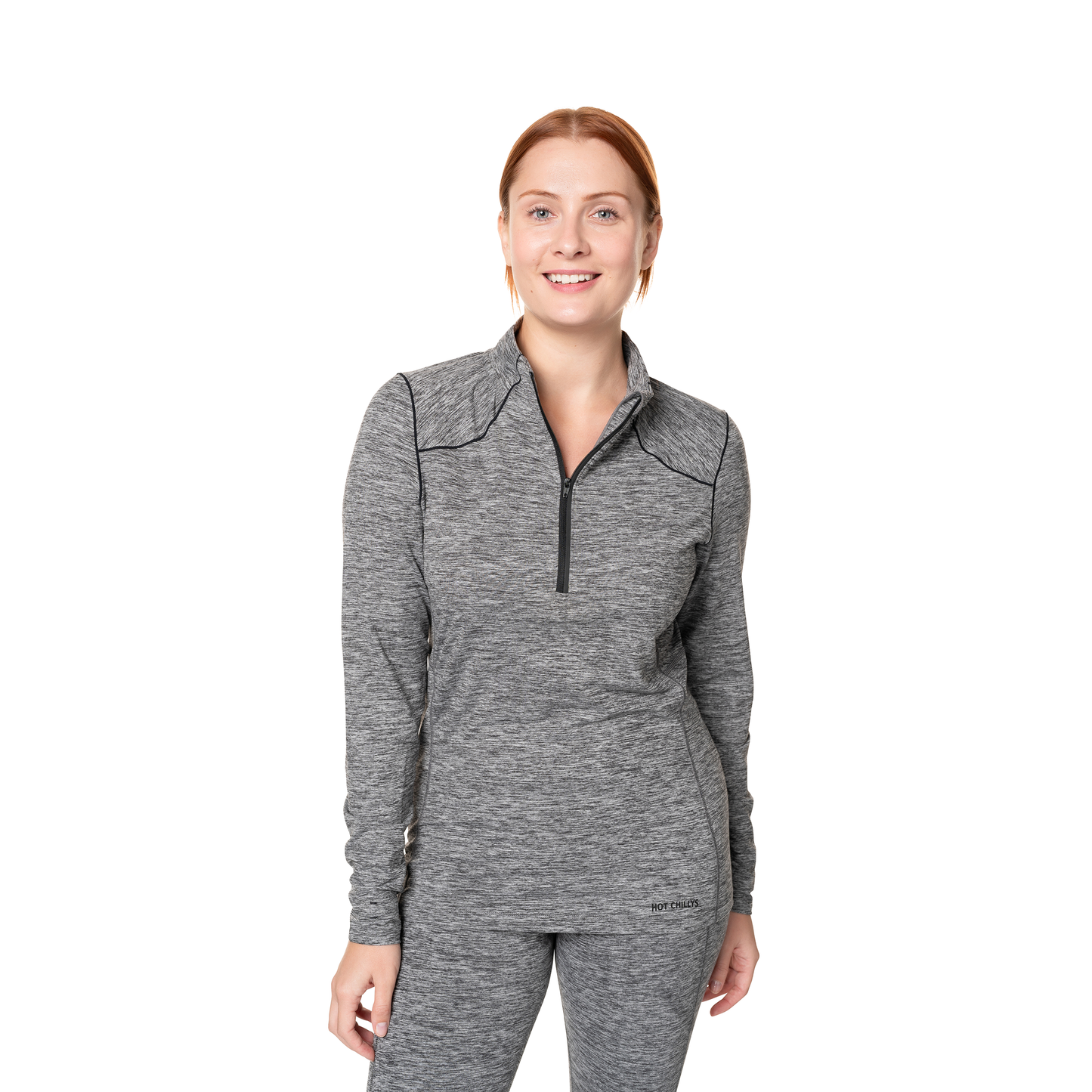 Sous-vêtement technique à manches longues et demi-zip en laine mérinos Sous-vêtement technique à manches longues et demi-zip en laine mérinos
