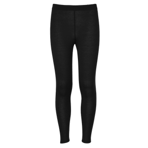 Hot Chillys youth thermal leggings in black for warmth and comfort during cold weather