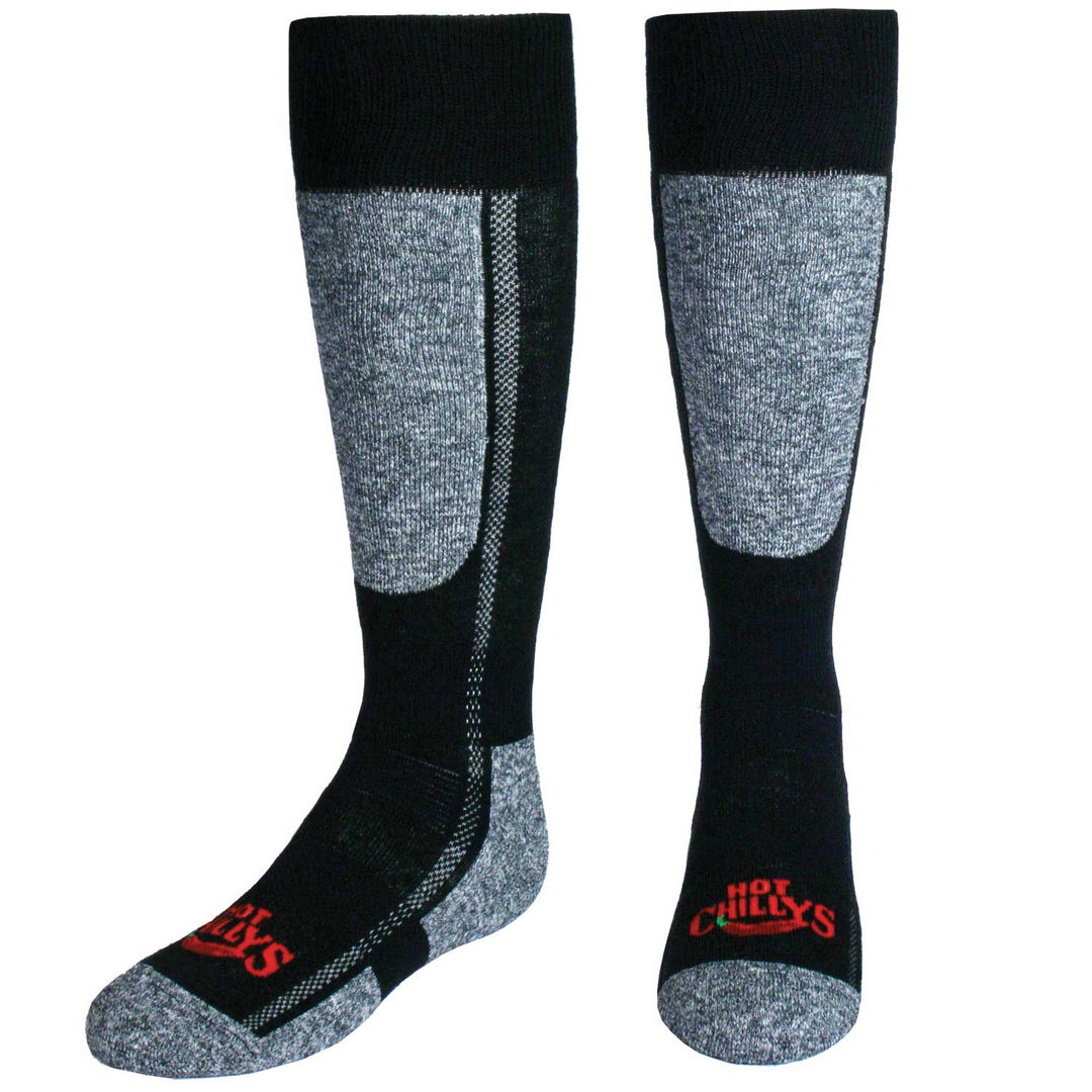 Youth Classic Mid Volume Sock - Hot Chillys#color_black-heather