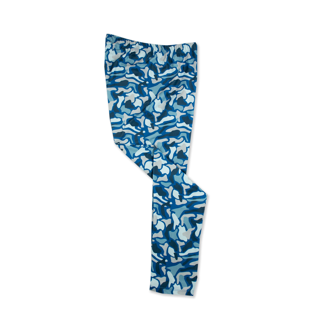 Youth Velvet Fleece Pant#color_blue-abstract-camo