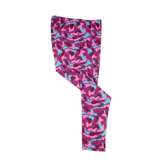 Youth Velvet Fleece Pant#color_bright-abstract-camo