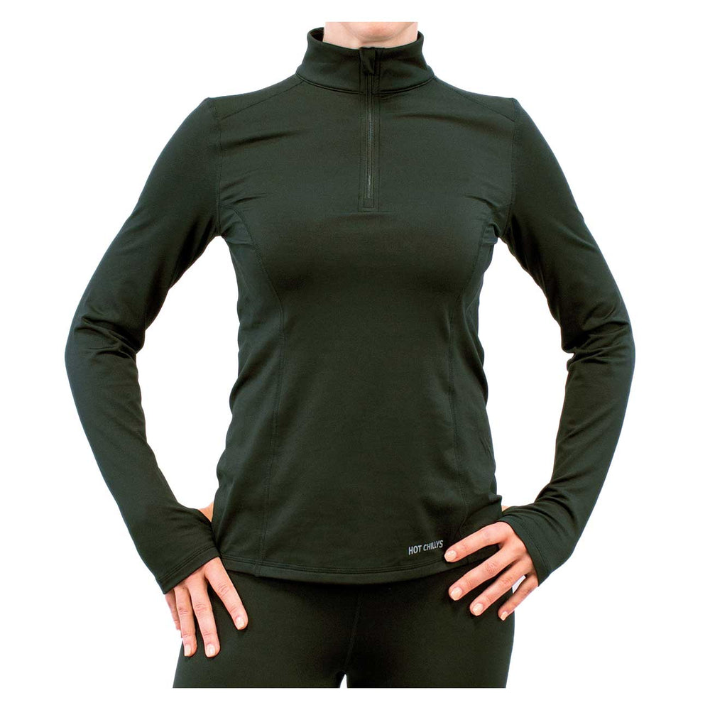 
                  
                    Women's Micro-Elite Chamois Solid Zip-T#color_black
                  
                
