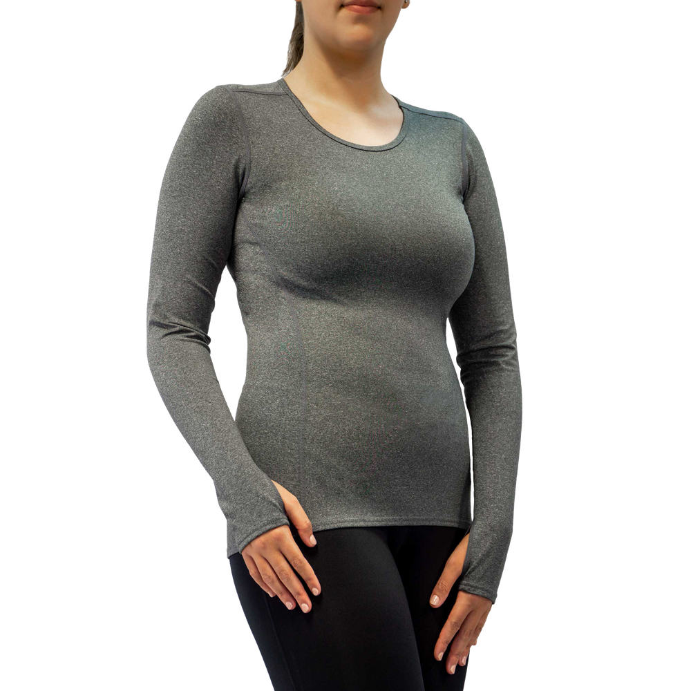 
                  
                    Women's Micro-Elite Chamois Crewneck#color_granite
                  
                
