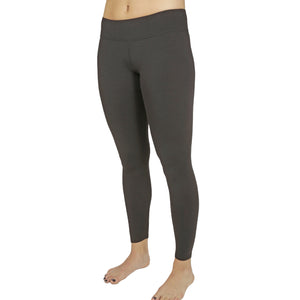 Hot Chillys black ankle length tights moisture wicking women's thermal leggings high waist slim fit